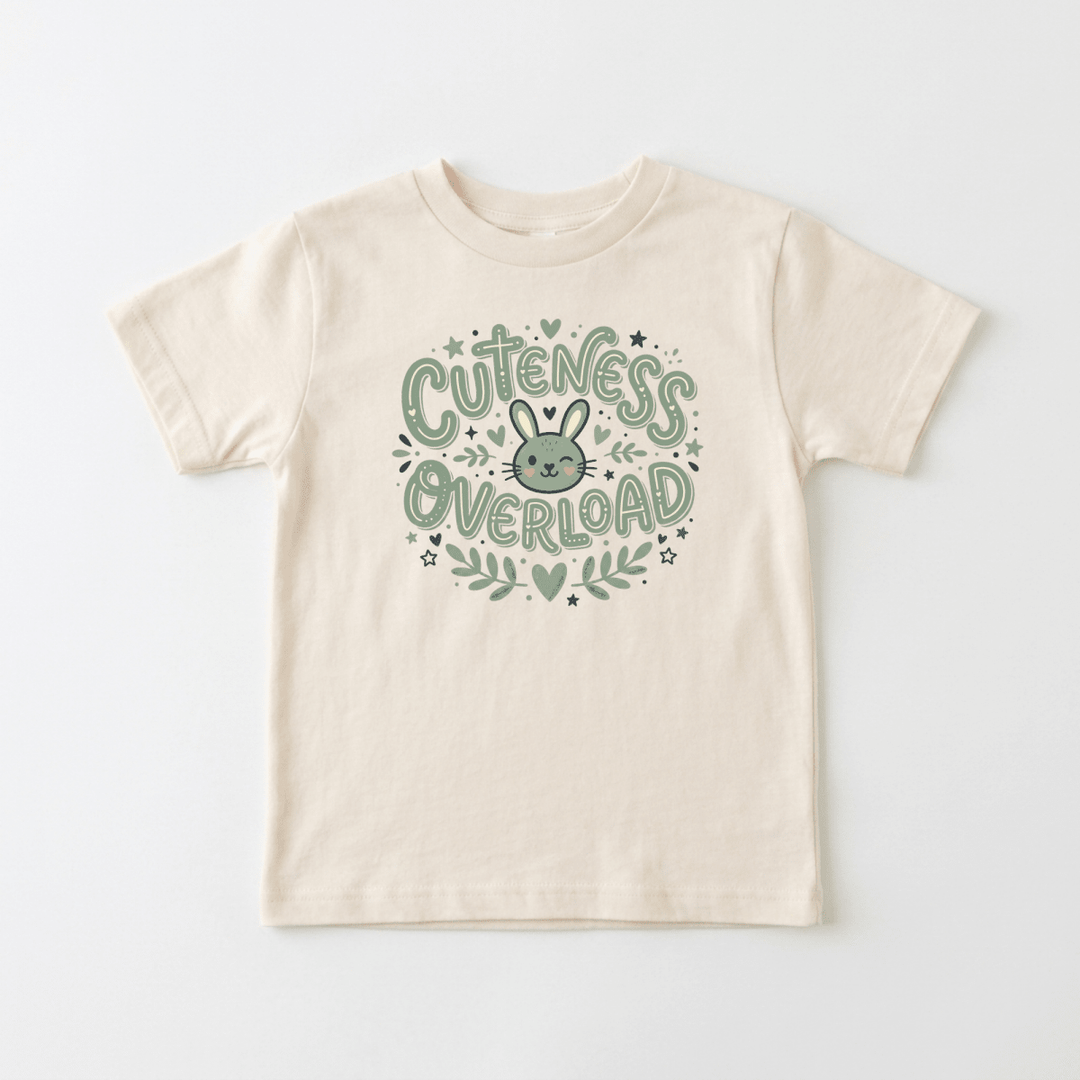 Cuteness Overload Bunny Toddler Tee | Cute Toddler Gift - Okum Tees