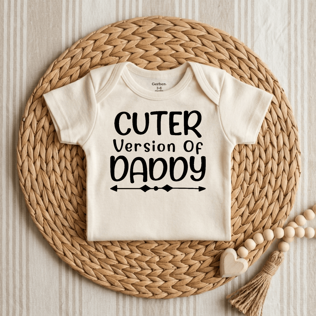 Cuter Version of Daddy Baby Onesie® | Cute Baby Gift - Okum Tees