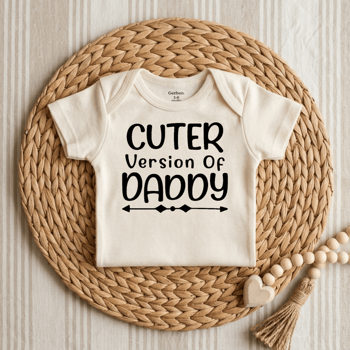 Cuter Version of Daddy Baby Onesie® | Cute Baby Gift - Okum Tees