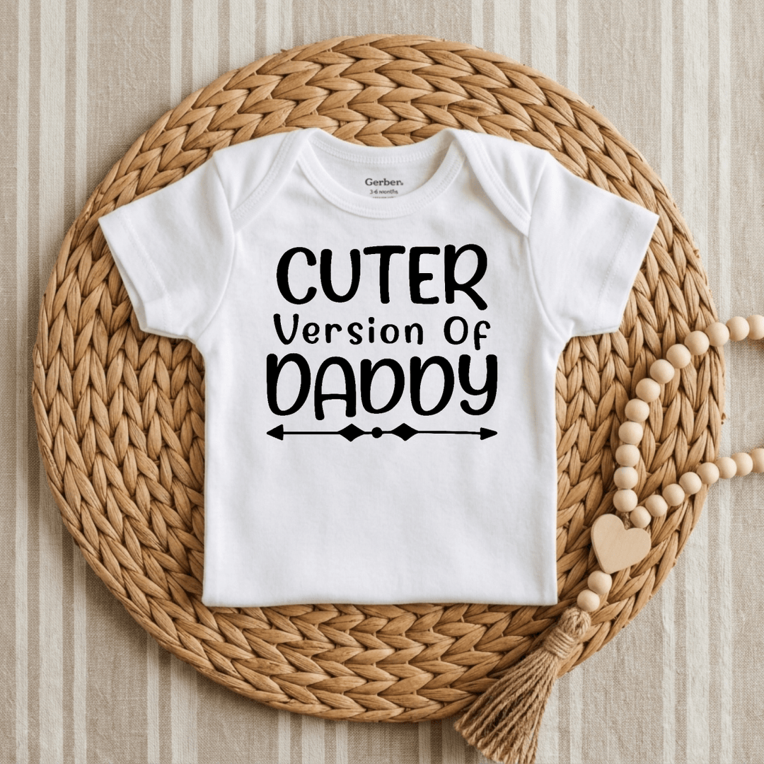 Cuter Version of Daddy Baby Onesie® | Cute Baby Gift - Okum Tees