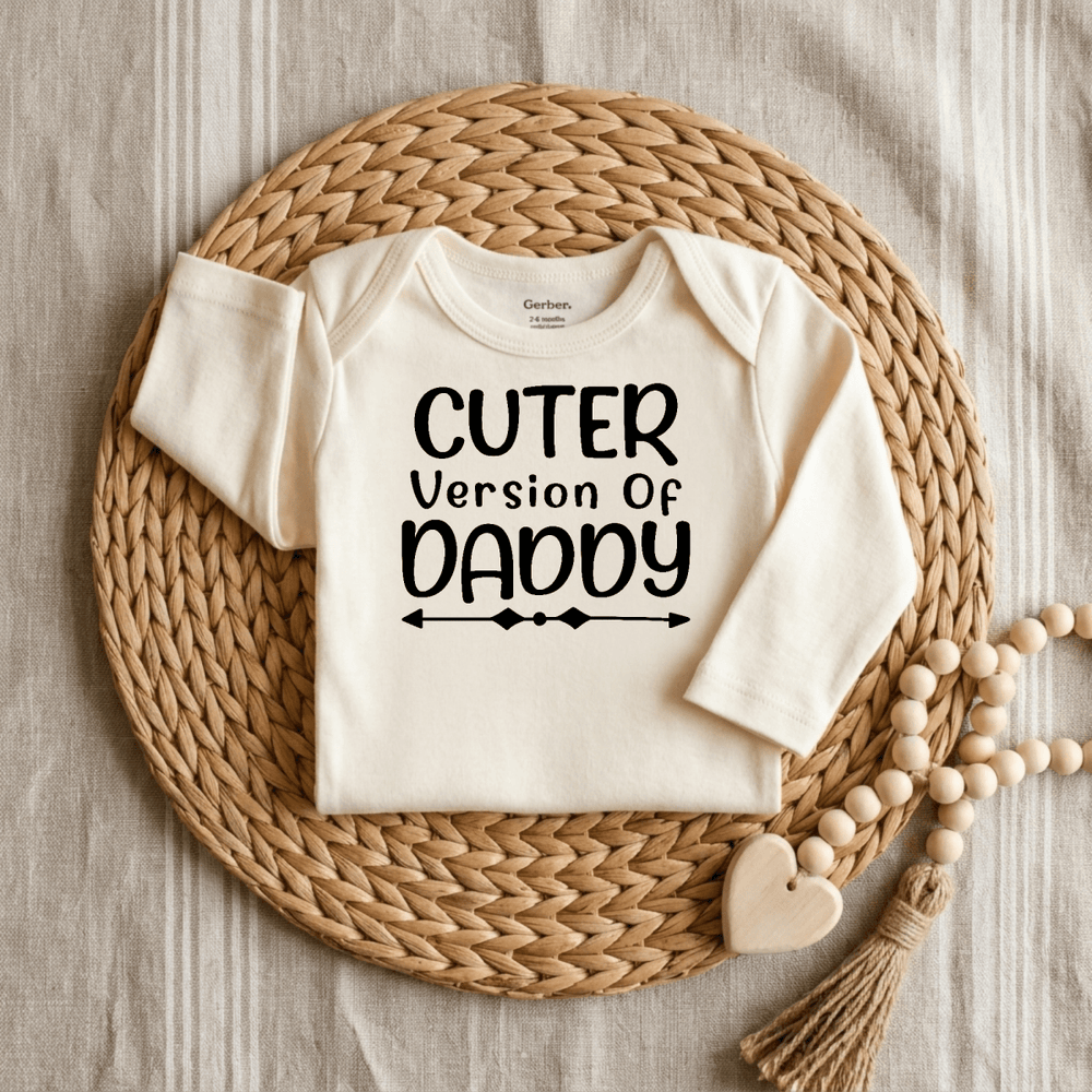 Cuter Version of Daddy Baby Onesie® | Cute Baby Gift - Okum Tees