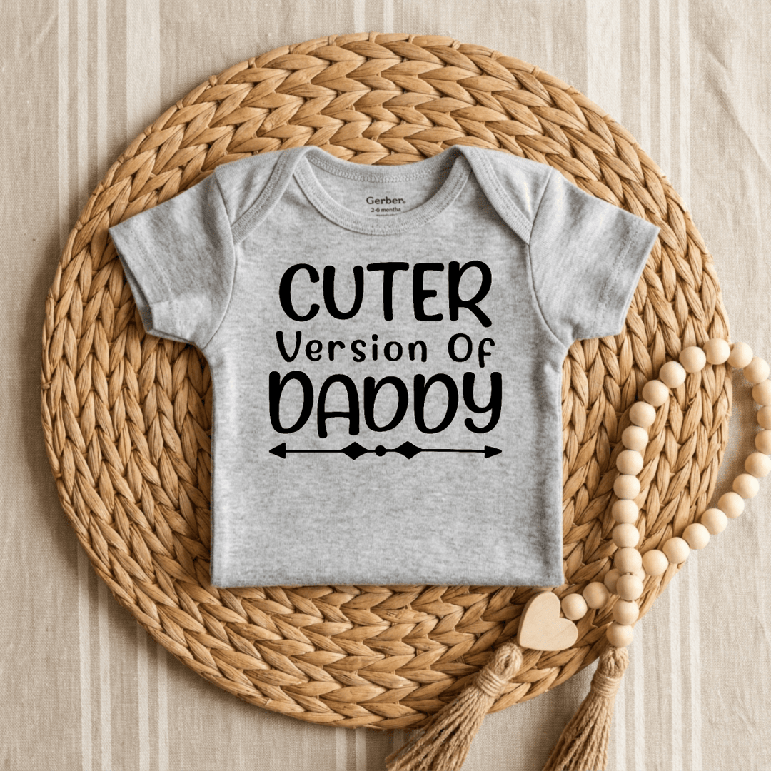 Cuter Version of Daddy Baby Onesie® | Cute Baby Gift - Okum Tees