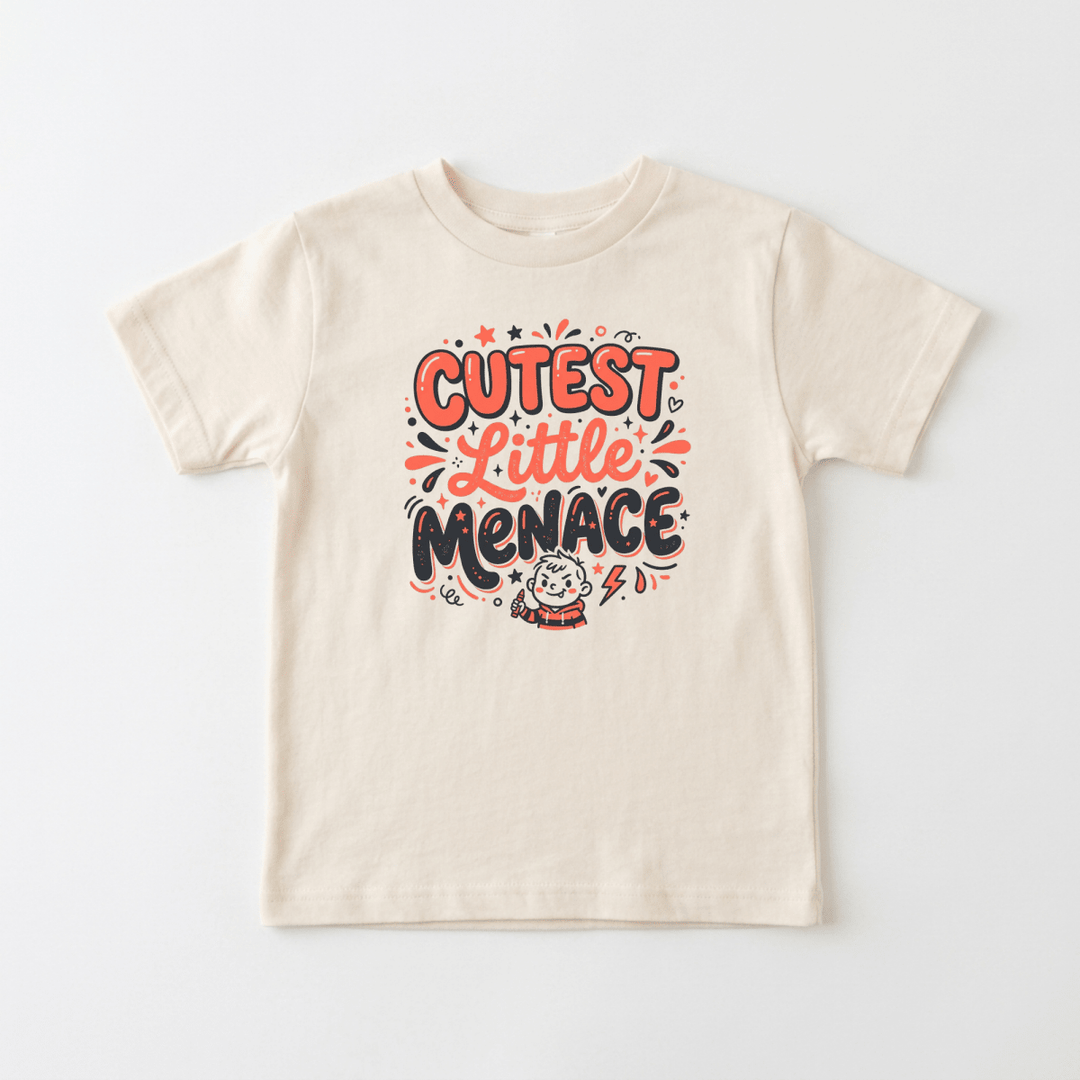 Cutest Little Menace Toddler Tee | Cute Toddler Gift - Okum Tees