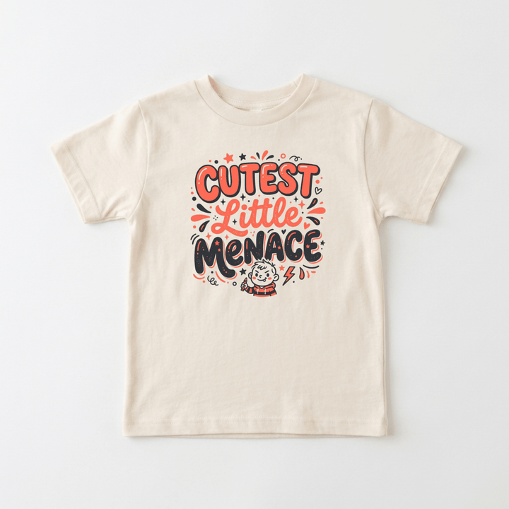 Cutest Little Menace Toddler Tee | Cute Toddler Gift - Okum Tees
