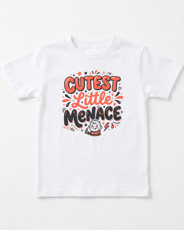 Cutest Little Menace Toddler Tee | Cute Toddler Gift