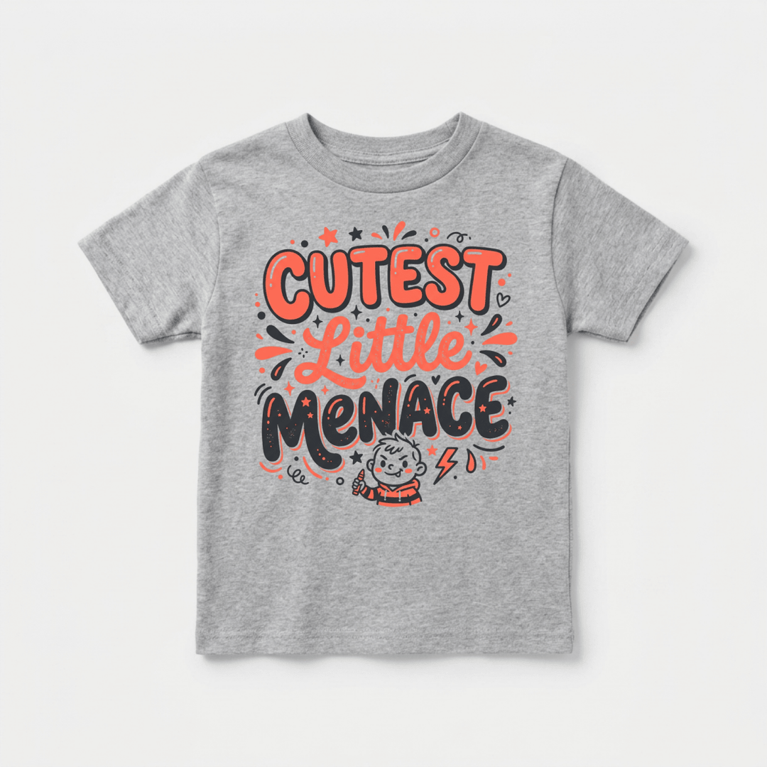 Cutest Little Menace Toddler Tee | Cute Toddler Gift - Okum Tees