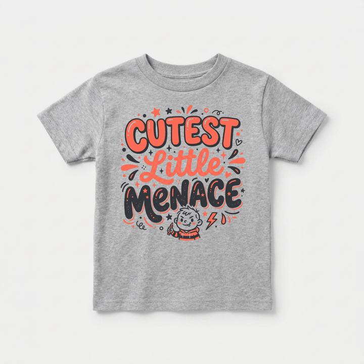 Cutest Little Menace Toddler Tee | Cute Toddler Gift - Okum Tees