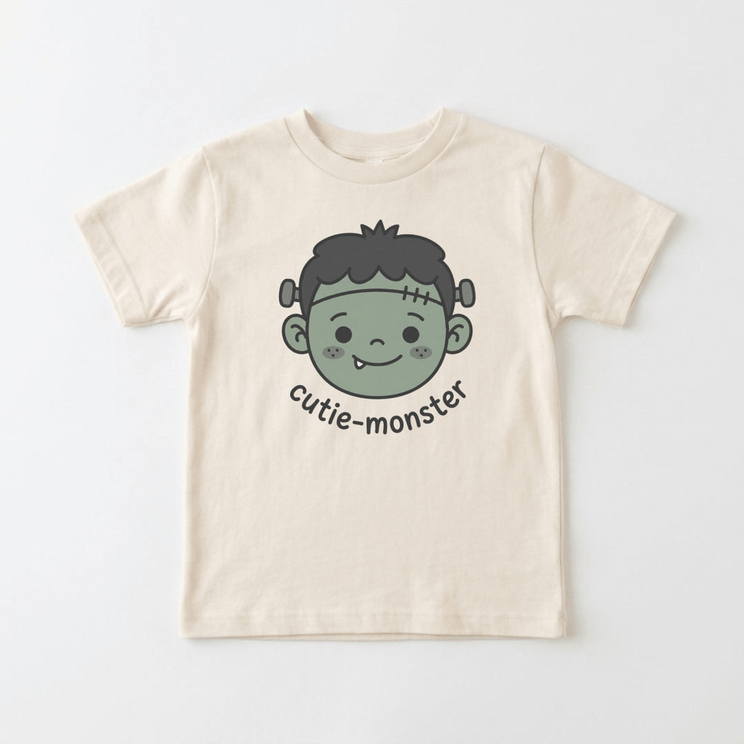 Cutie Frankenstein Toddler Tee | Cute Toddler Gift - Okum Tees