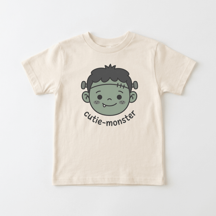 Cutie Frankenstein Toddler Tee | Cute Toddler Gift - Okum Tees