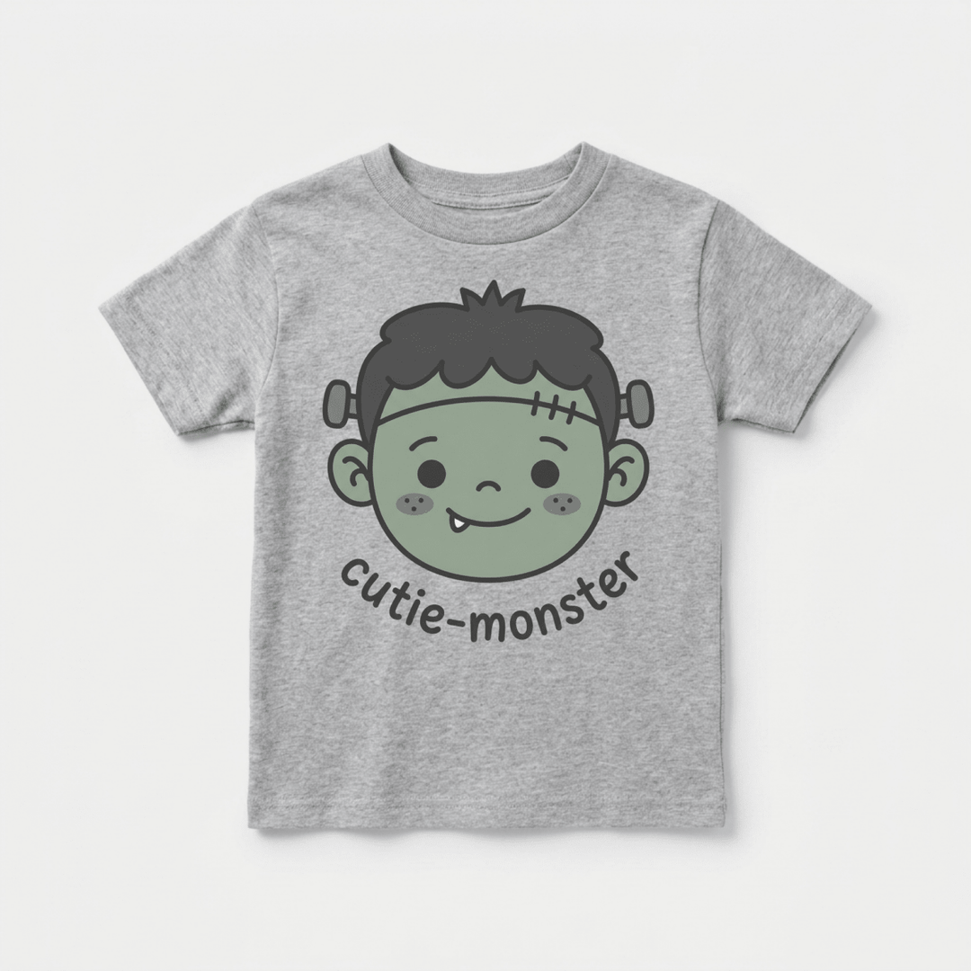 Cutie Frankenstein Toddler Tee | Cute Toddler Gift - Okum Tees