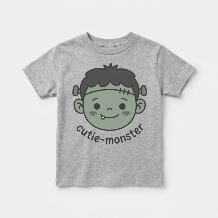 Cutie Frankenstein Toddler Tee | Cute Toddler Gift - Okum Tees
