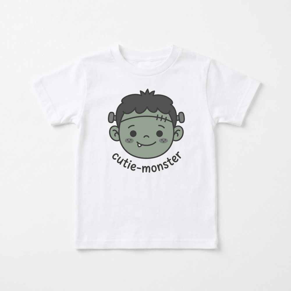 Cutie Frankenstein Toddler Tee | Cute Toddler Gift - Okum Tees