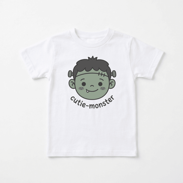 Cutie Frankenstein Toddler Tee | Cute Toddler Gift - Okum Tees