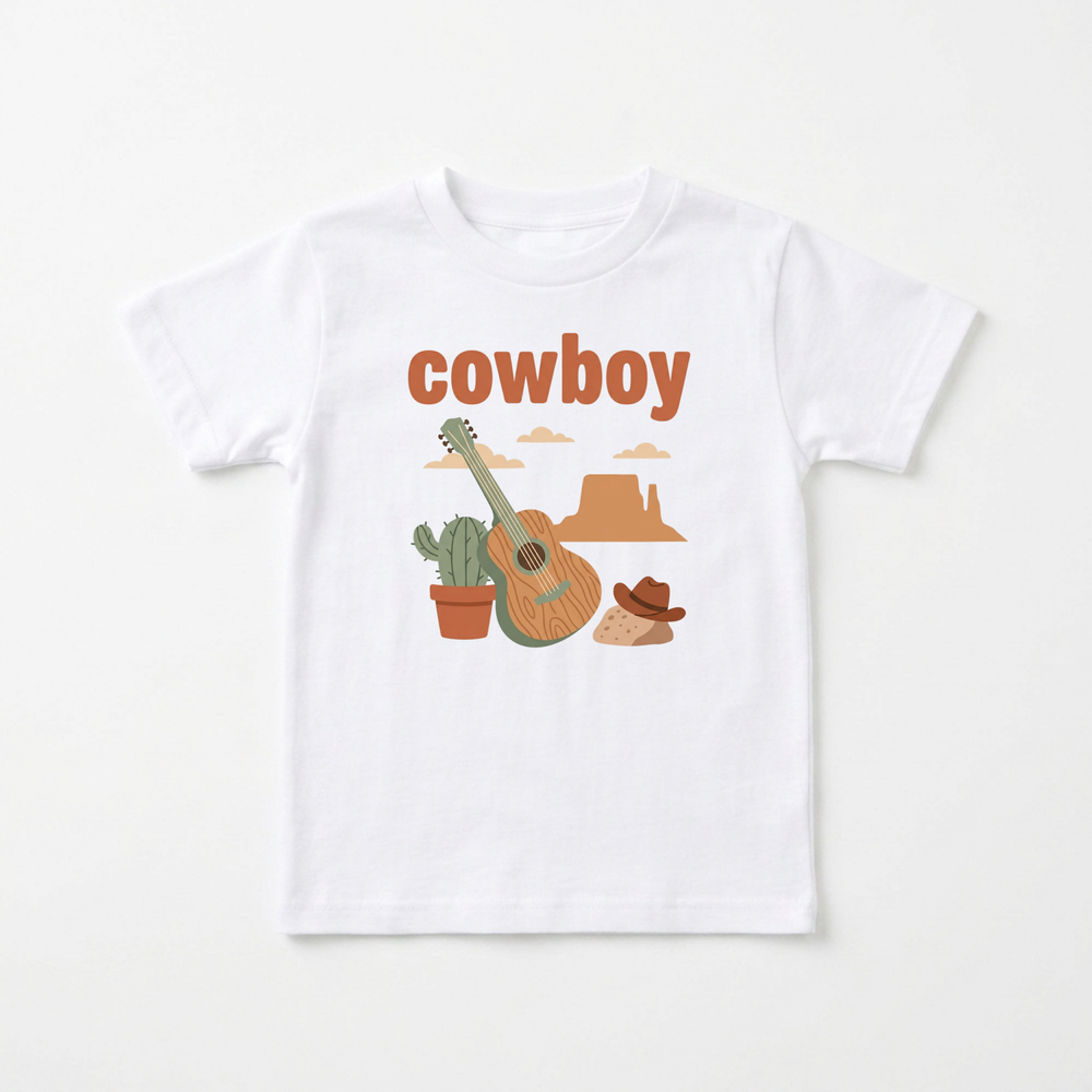Desert Serenade Youth Tee in White — Okum Tees