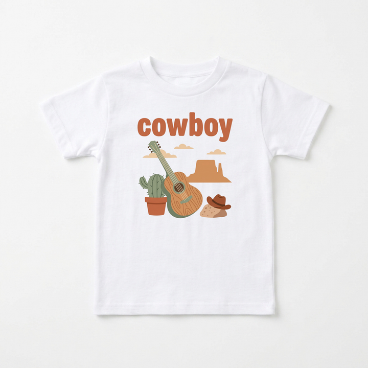 Desert Serenade Youth Tee in White — Okum Tees