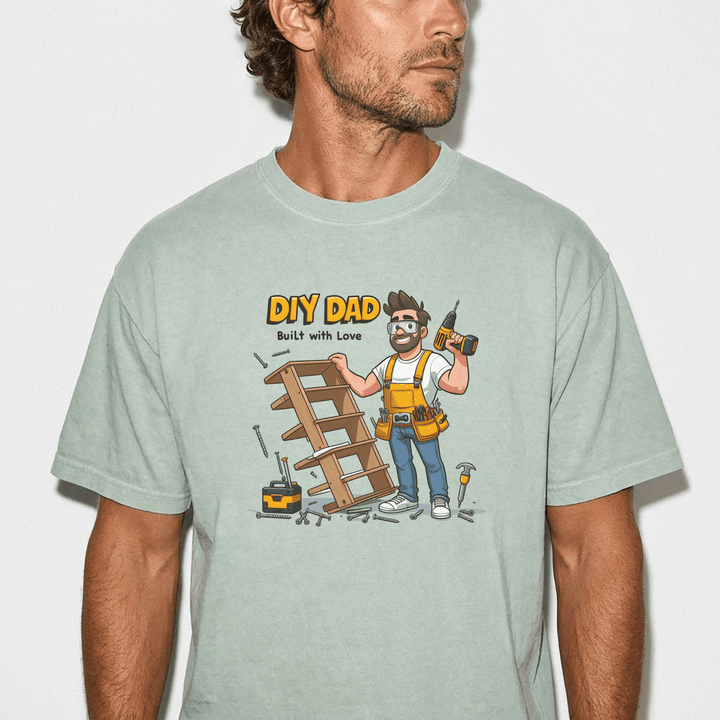 DIY Dad Built with Love Shirt - Okum Tees