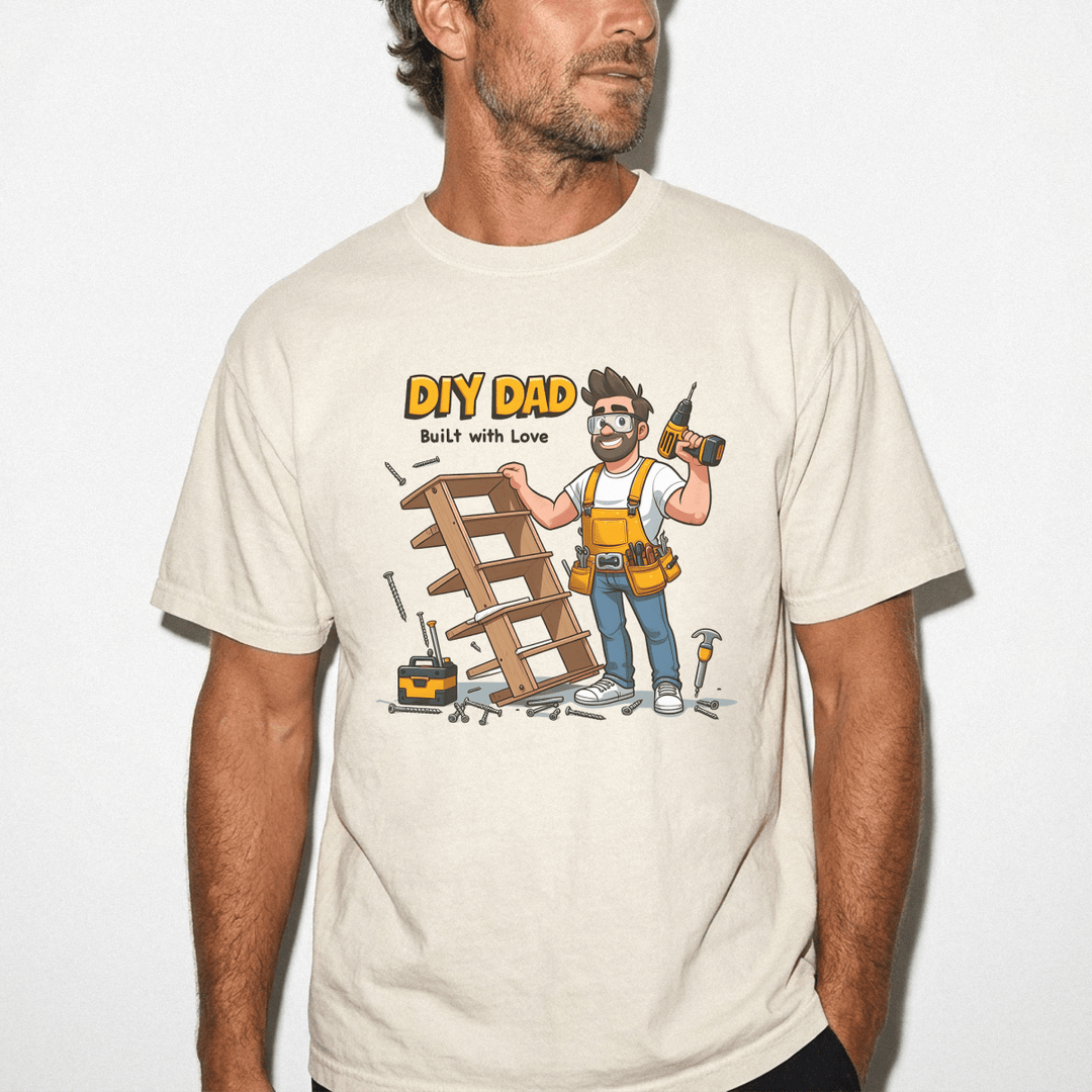 DIY Dad Built with Love Shirt - Okum Tees