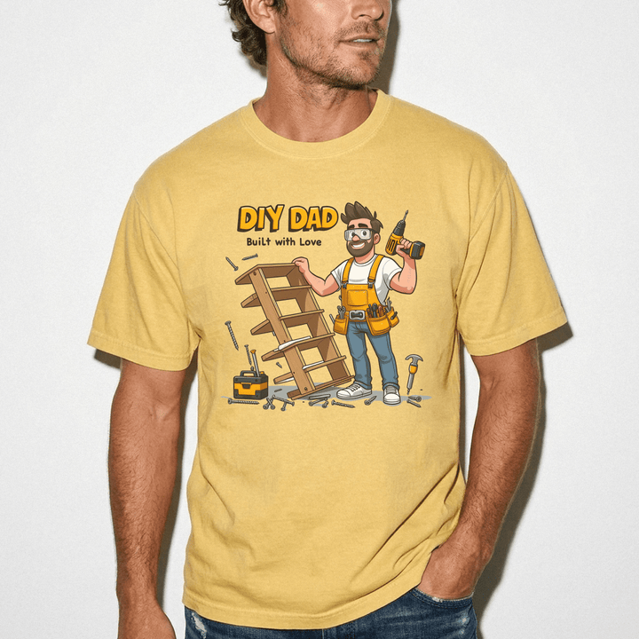 DIY Dad Built with Love Shirt - Okum Tees