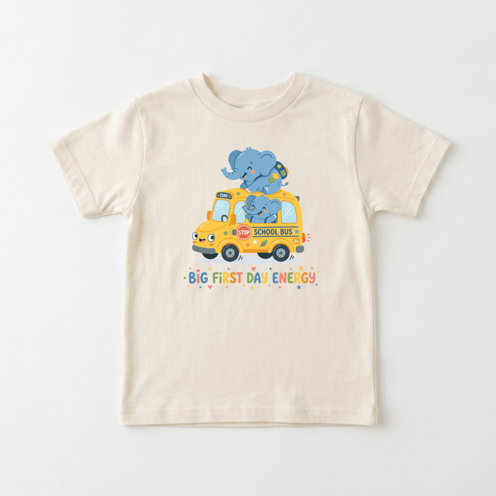 Elephants on the School Bus Toddler Tee | Cute Toddler Gift - Okum Tees