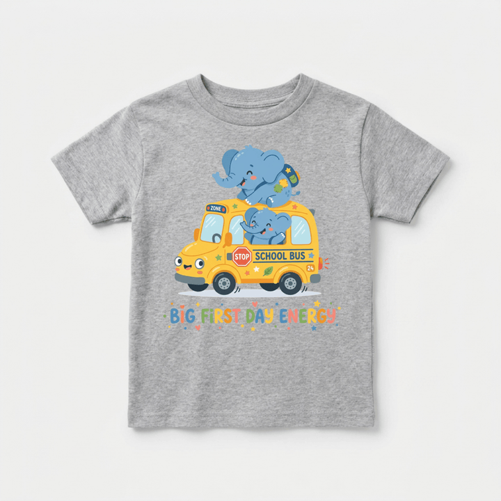 Elephants on the School Bus Toddler Tee | Cute Toddler Gift - Okum Tees