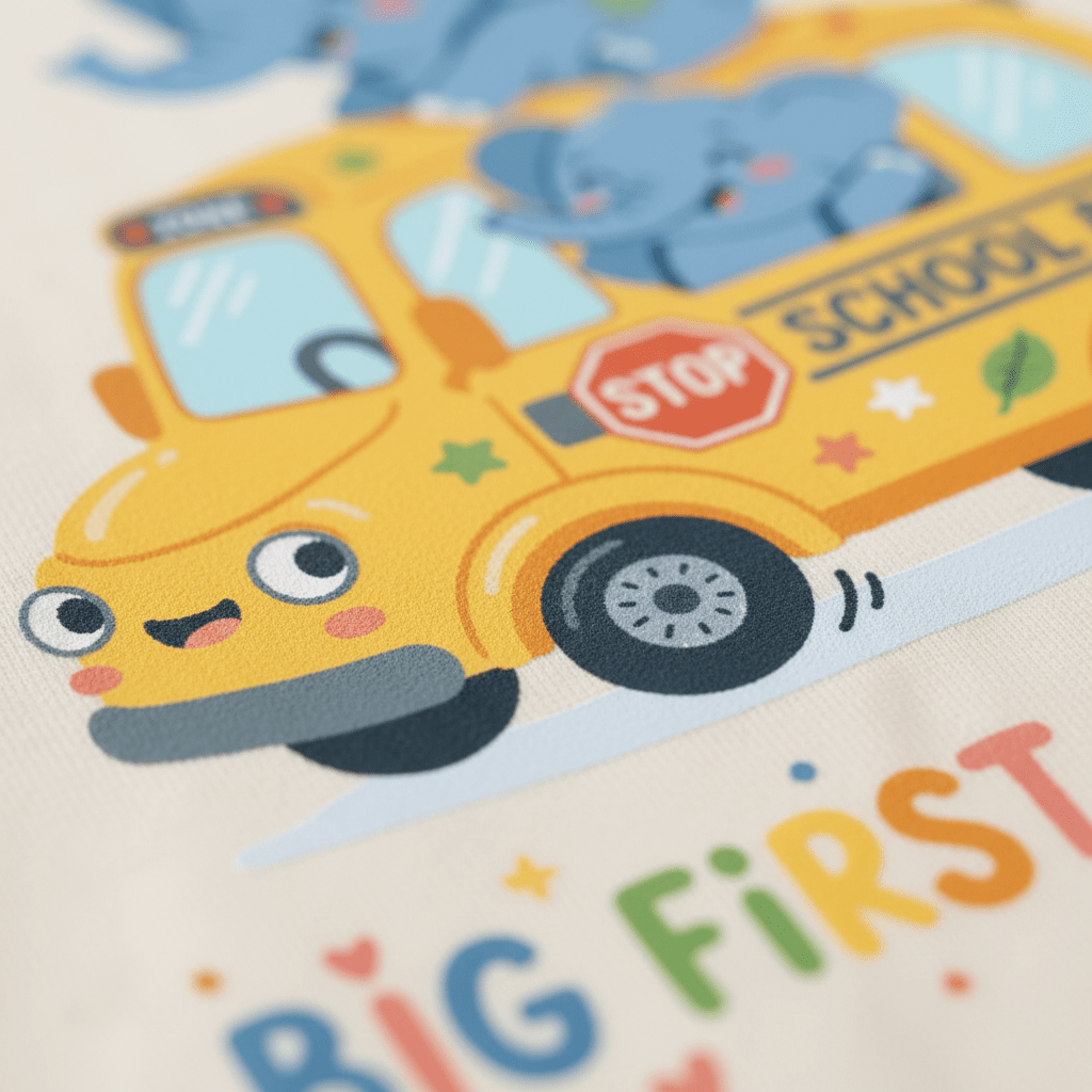 Elephants on the School Bus Toddler Tee | Cute Toddler Gift - Okum Tees