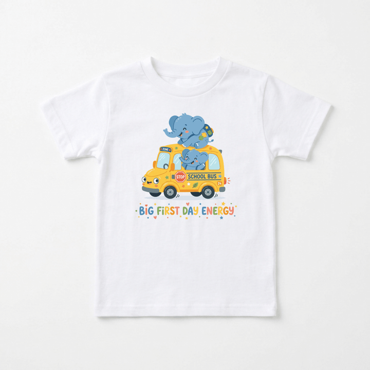 Elephants on the School Bus Toddler Tee | Cute Toddler Gift - Okum Tees