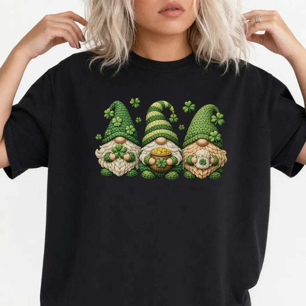 Faux St Patrick's Day Gnomes Shirt - Okum Tees