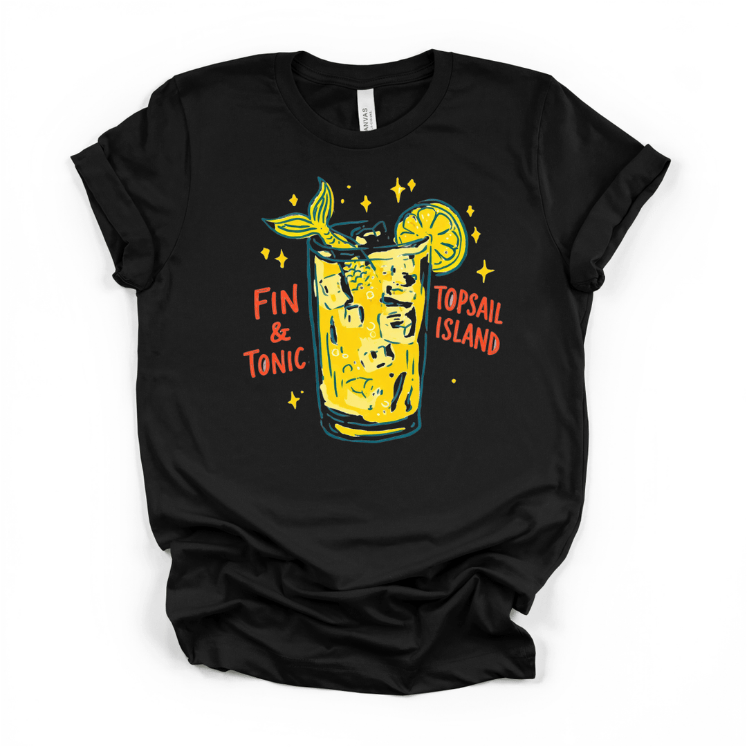 Fin and Tonic Topsail Island Tee - Okum Tees