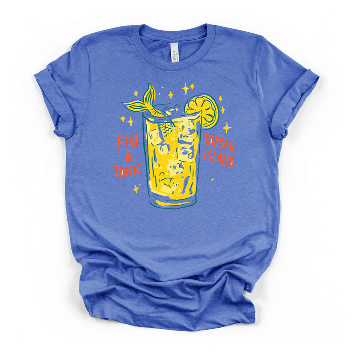Fin and Tonic Topsail Island Tee - Okum Tees