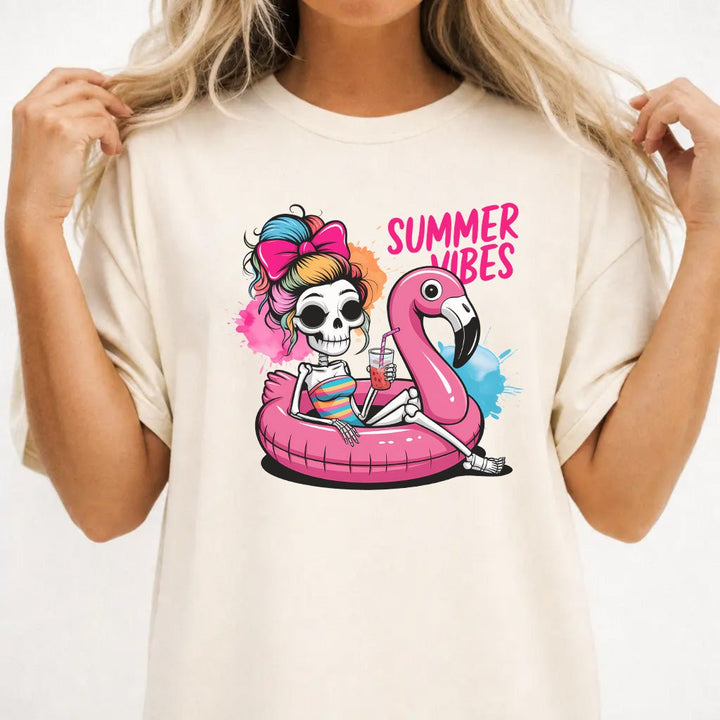 Flamingo Pool Float Skeleton Women&