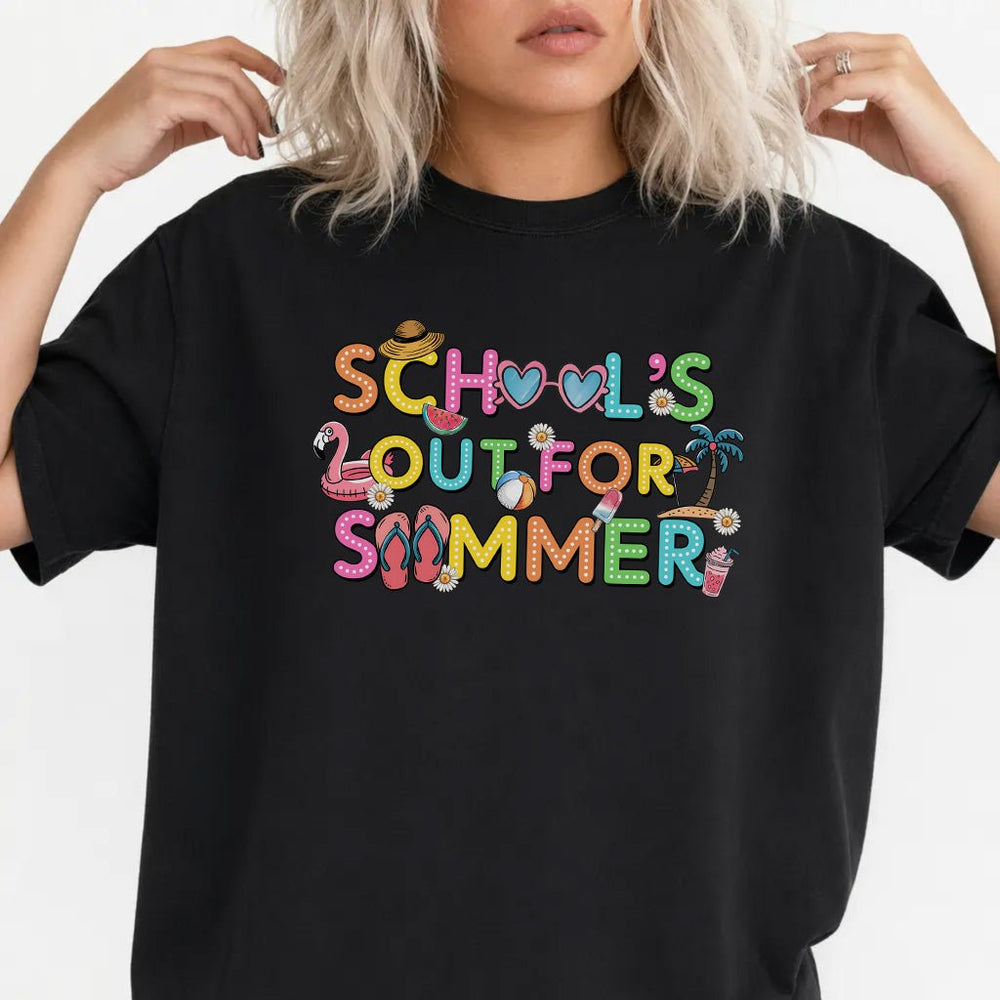 Funny Last Day of School Teacher Women's Graphic Tee - Okum Tees