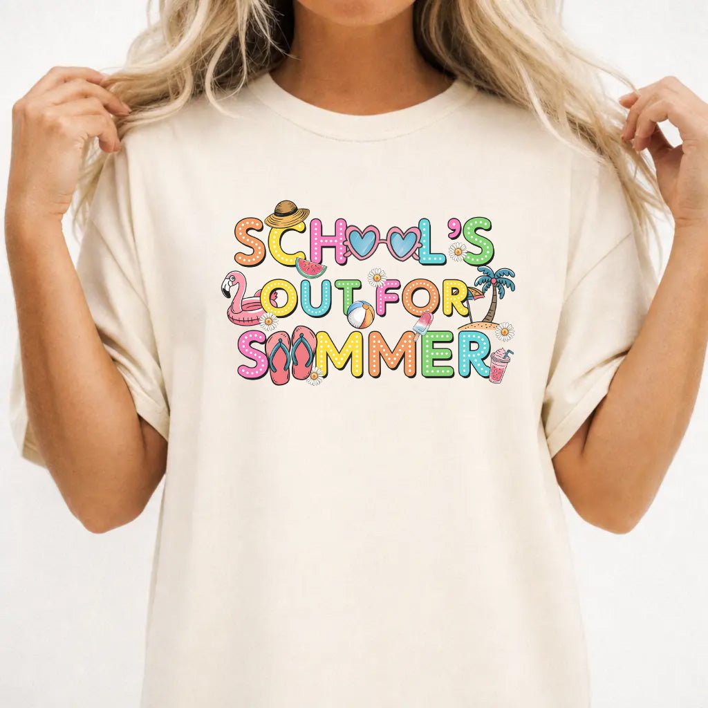 Funny Last Day of School Teacher Women's Graphic Tee - Okum Tees