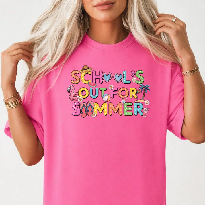 Funny Last Day of School Teacher Women&
