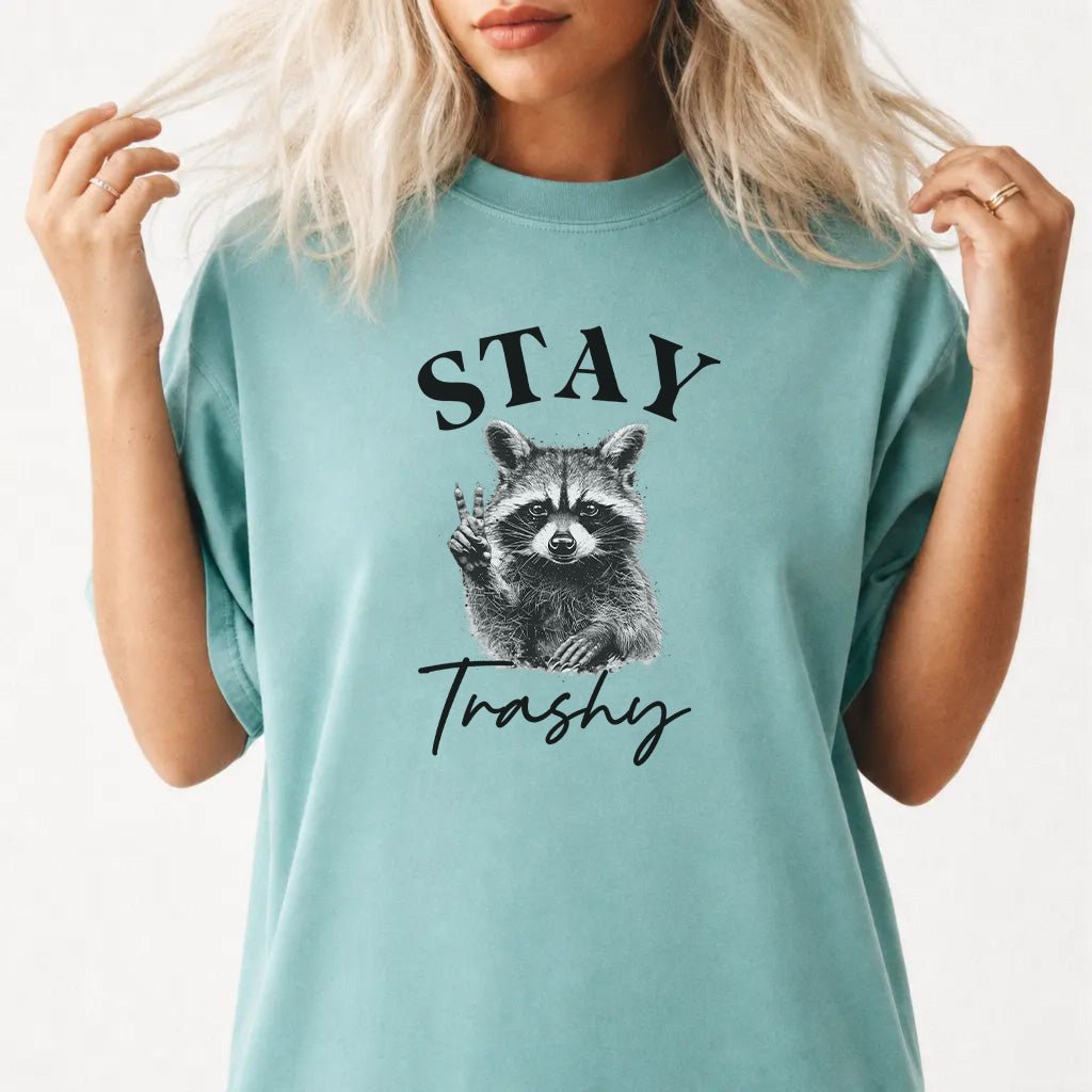 Funny Raccoon Women's Graphic Tee - Okum Tees