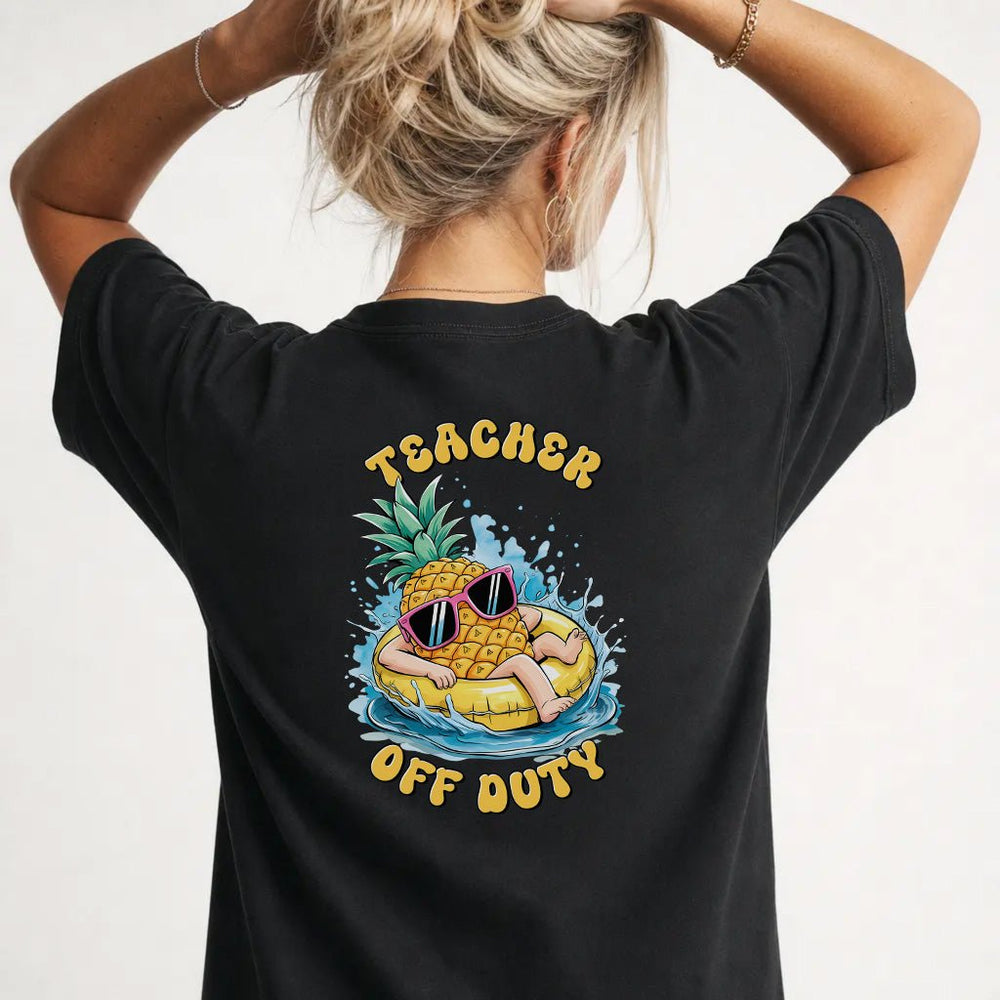 Funny Teacher Summer Graphic Tee - Okum Tees