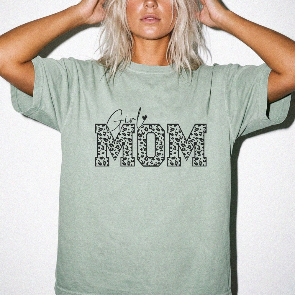 Girl Mom Leopard Print Shirt - Okum Tees