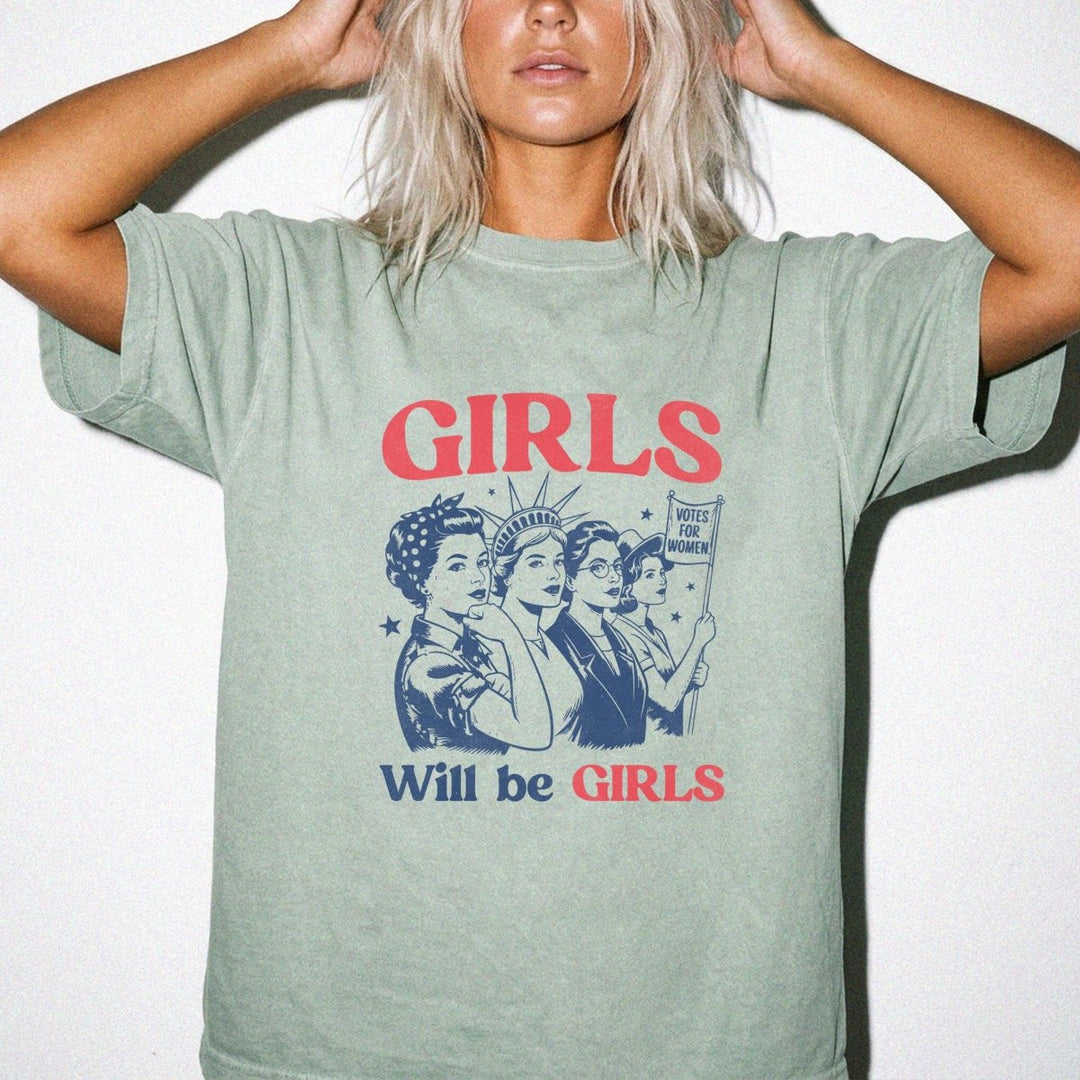 Girls Will Be Girls Retro Shirt - Okum Tees
