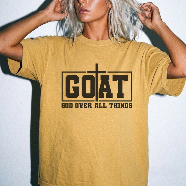 GOAT God Over All Things Shirt - Okum Tees