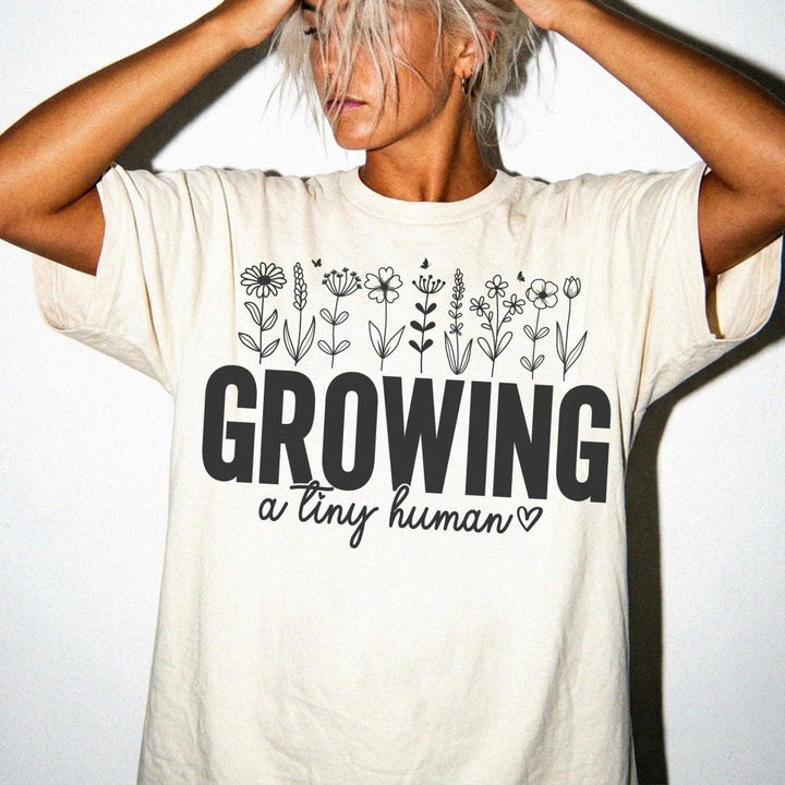 Growing a Tiny Human Pregnancy Shirt - Okum Tees