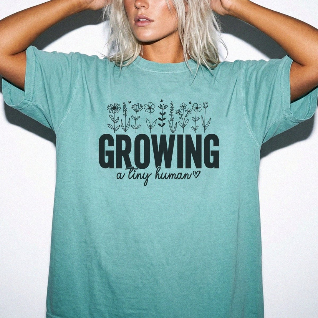 Growing a Tiny Human Pregnancy Shirt - Okum Tees