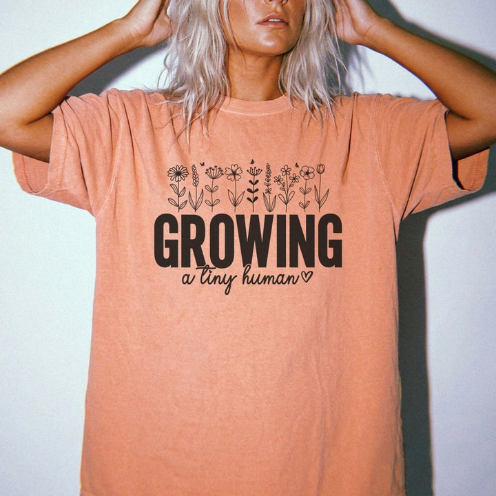 Growing a Tiny Human Pregnancy Shirt - Okum Tees