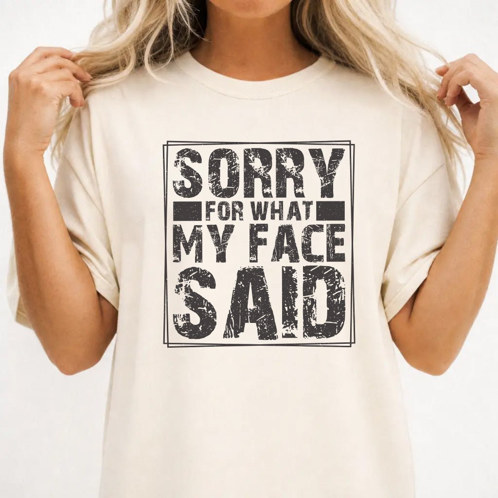 Grunge Sassy Face Women&