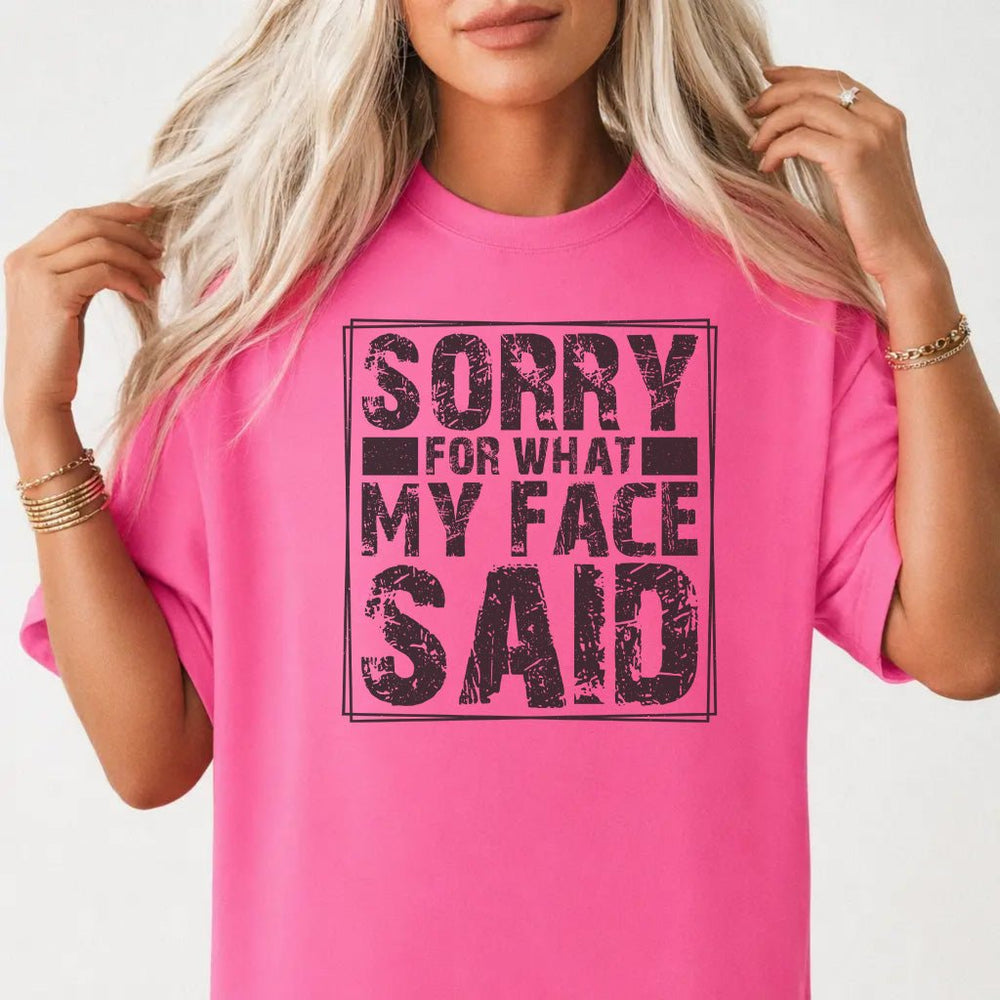 Grunge Sassy Face Women's Graphic Tee - Okum Tees