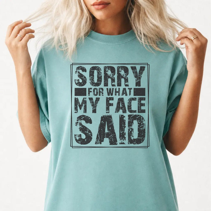 Grunge Sassy Face Women&