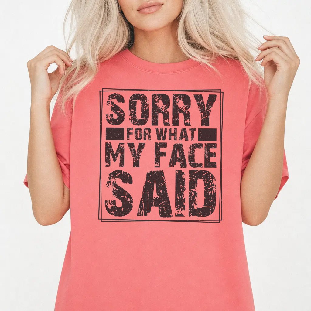 Grunge Sassy Face Women&