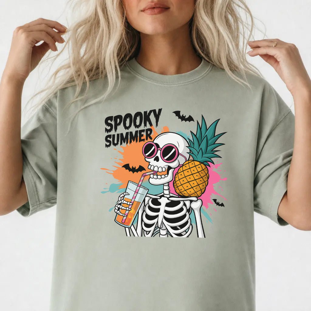 Halloween Tropical Skeleton Women&