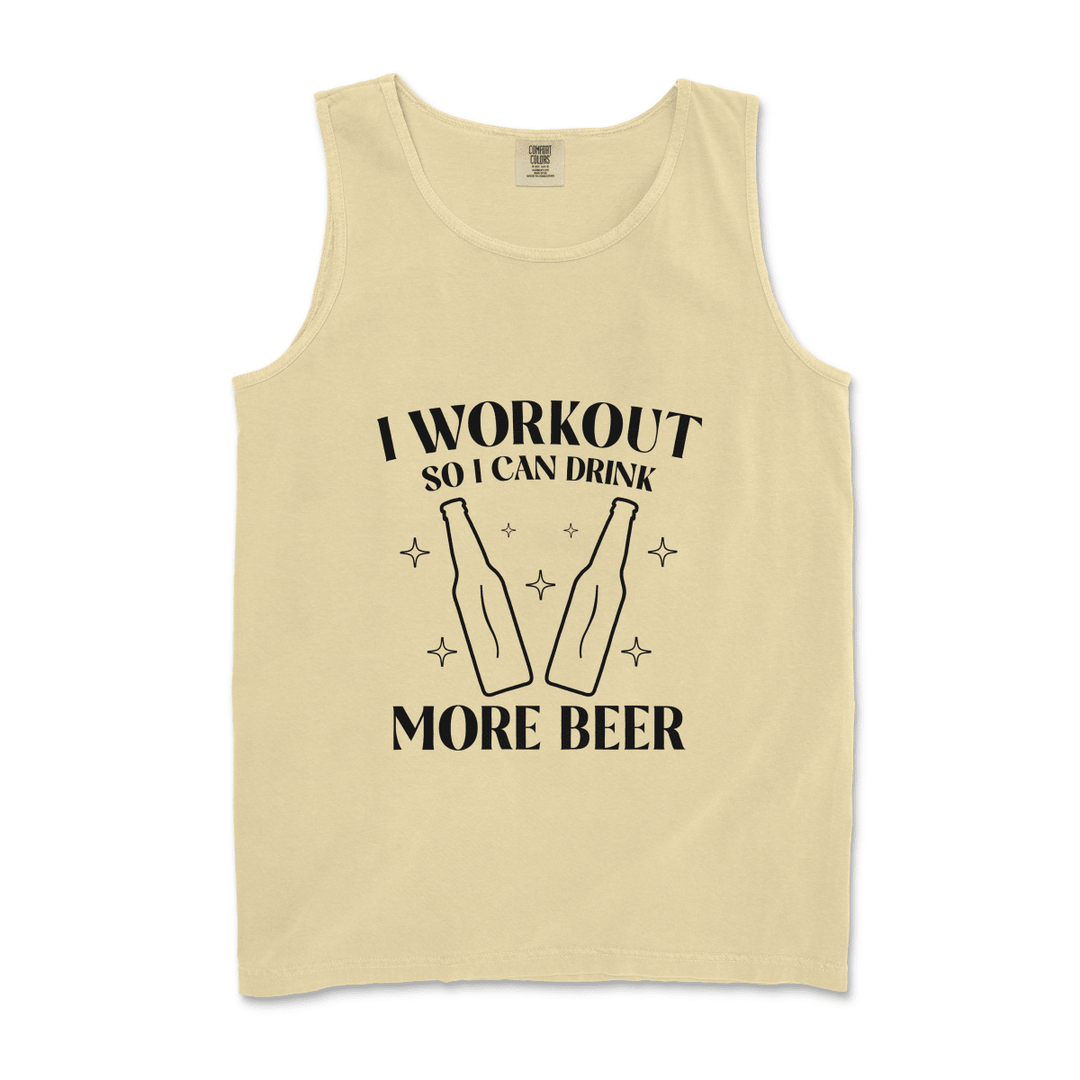 I Workout So I Can Drink More Beer Tank Top - Okum Tees