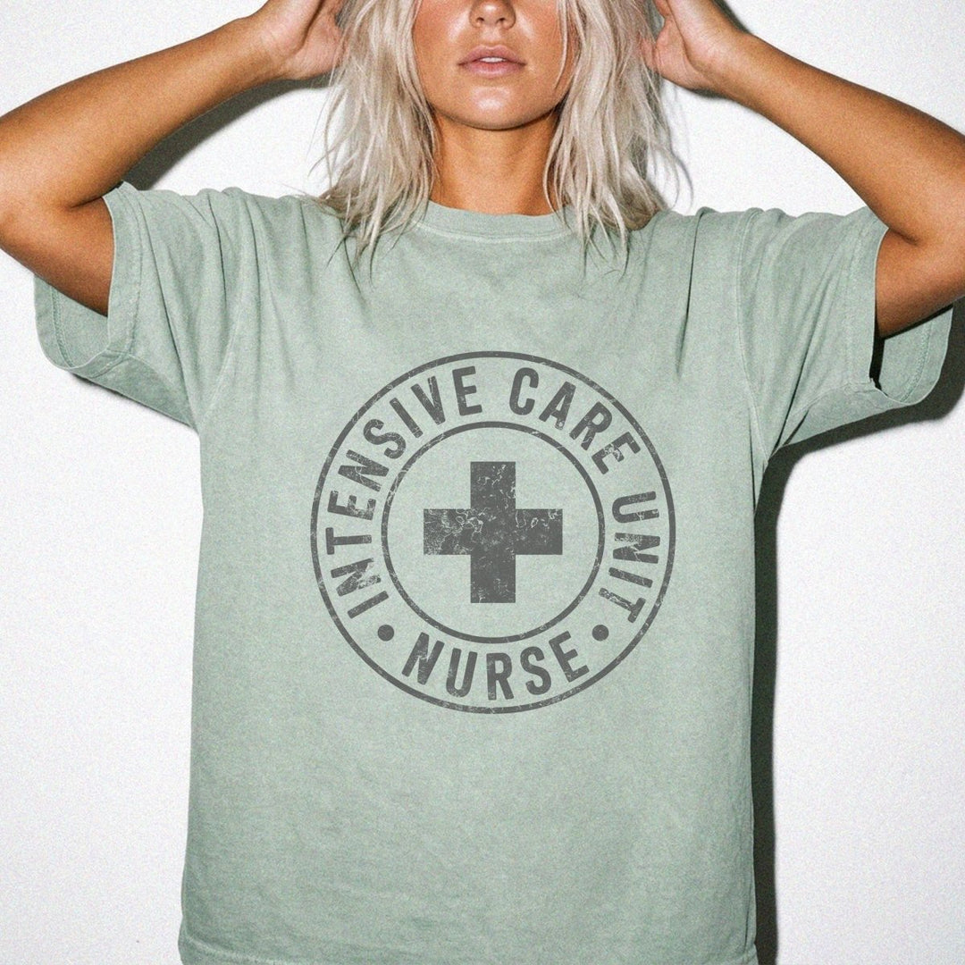 ICU Nurse Circle Badge Shirt - Okum Tees