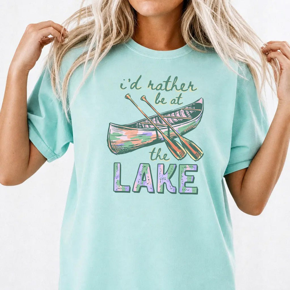 I'd Rather Be at the Lake Shirt - Okum Tees