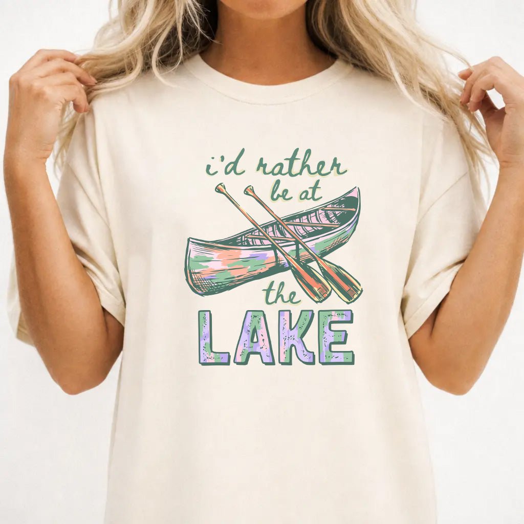 I'd Rather Be at the Lake Shirt - Okum Tees